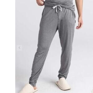 Mens Saxx Snooze Super Soft Modal Sleep Pant Heathered Gray Size M EUC!!